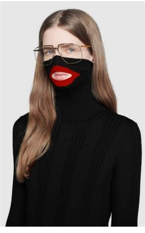 gucci black face apparel|blackface sweater gucci.